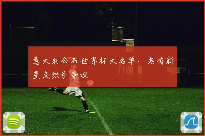 意大利公布世界杯大名单，老将新星交织引争议